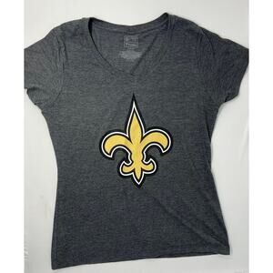 NFL Pro Line Fanatics New Orleans Saints Fleur de Lis Womans cut Tshirt PreOwned